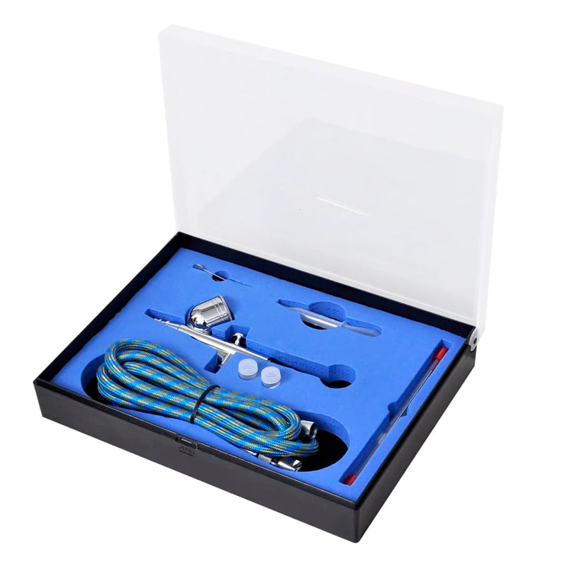 Afbeelding laden in galerijviewer, Vidaxl airbrush set 0,2 0,3 0,5 mm mondstukken

