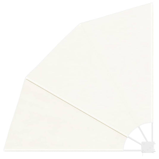 Vidaxl balkonscherm inklapbaar 140x140 cm crème