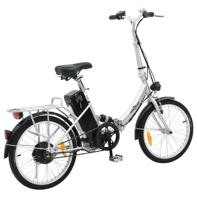 Afbeelding laden in galerijviewer, VidaXL Elektrische fiets inklapbaar met Li-ion-accu aluminiumlegering
