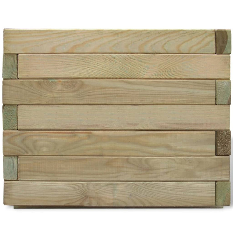 Afbeelding laden in galerijviewer, VidaXL Plantenbak verhoogd vierkant 50x50x40 cm hout

