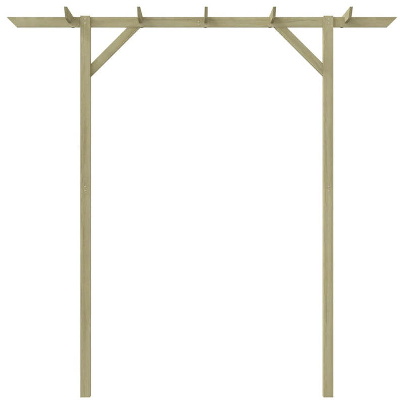 Afbeelding laden in galerijviewer, VidaXL Pergola 205x40x203 cm hout
