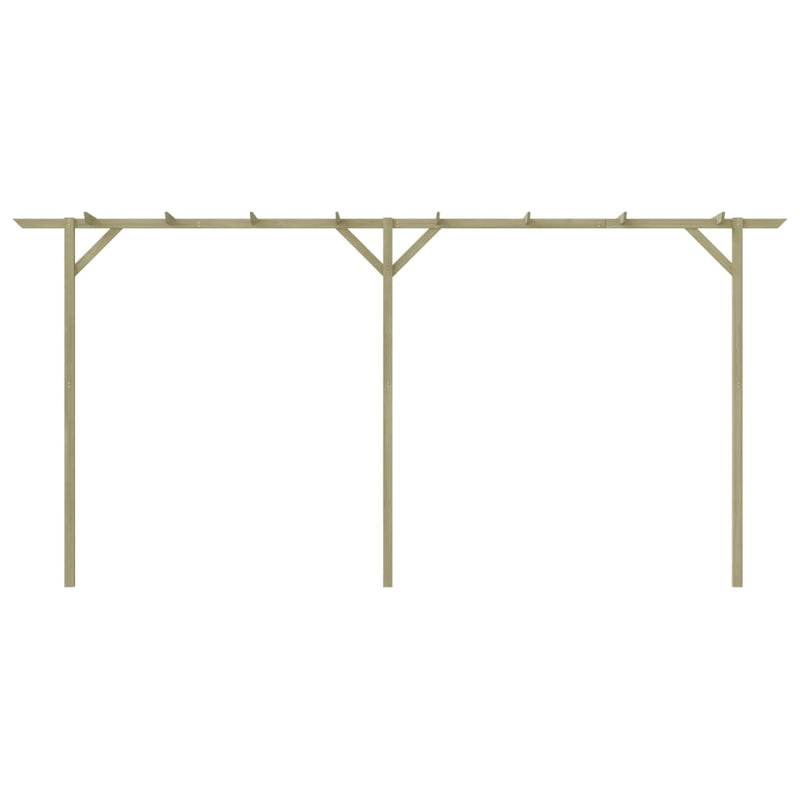 Afbeelding laden in galerijviewer, VidaXL Pergola 410x40x203 cm hout
