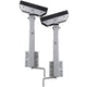 Vidaxl stalen frame ondersteuning voor de boot aanhanger 63-88 cm (set van 2)