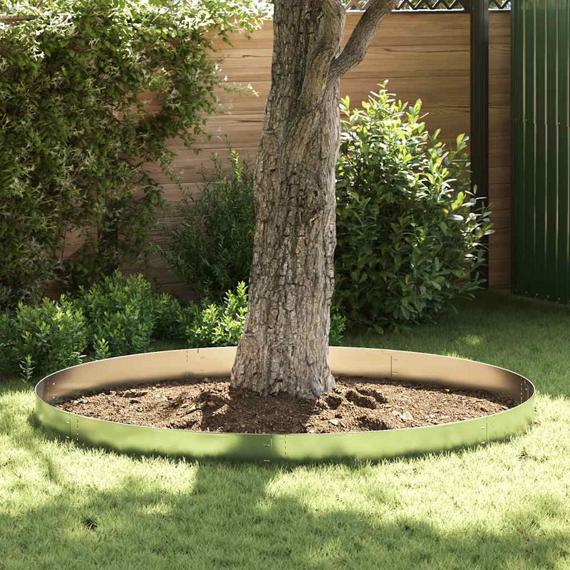 Afbeelding laden in galerijviewer, Vidaxl 10 st grasboord flexibel 100x14 cm gegalvaniseerd staal

