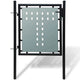 Vidaxl zwarte enkele deur 100x100 cm