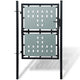 Vidaxl zwarte enkele deur 100x175 cm