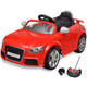 Vidaxl kinderauto elektrisch met afstandsbediening audi tt rs rood
