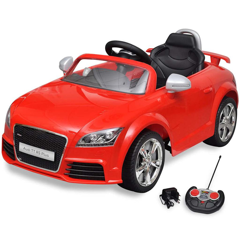 Afbeelding laden in galerijviewer, Vidaxl kinderauto elektrisch met afstandsbediening audi tt rs rood
