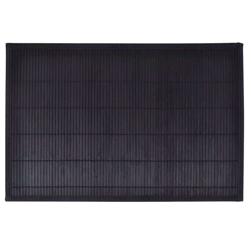 Afbeelding laden in galerijviewer, Vidaxl 6 placemats bamboe 30 x 45 cm zwart
