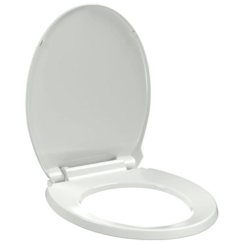 Afbeelding laden in galerijviewer, Vidaxl toiletbril soft-close ovaal wit
