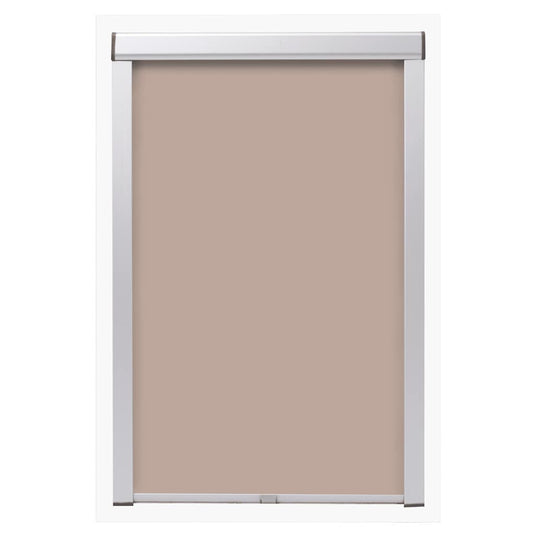 Vidaxl rolgordijn verduisterend beige m06 306
