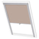 Vidaxl rolgordijn verduisterend beige s08 608