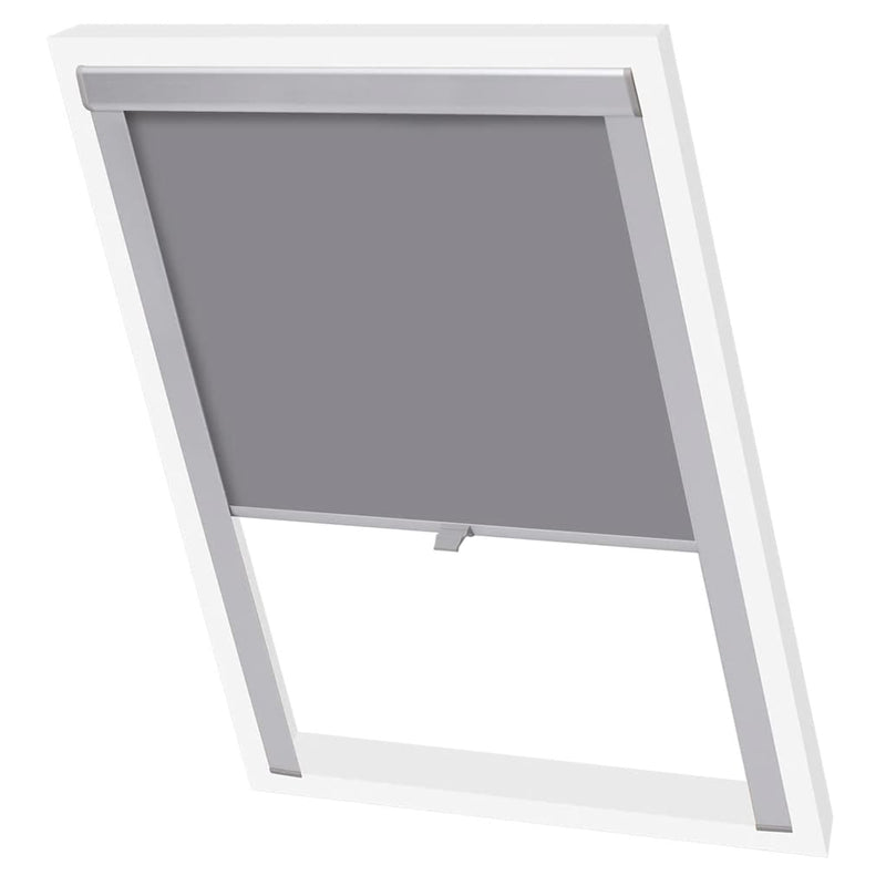 Afbeelding laden in galerijviewer, Vidaxl rolgordijn verduisterend grijs p06 406
