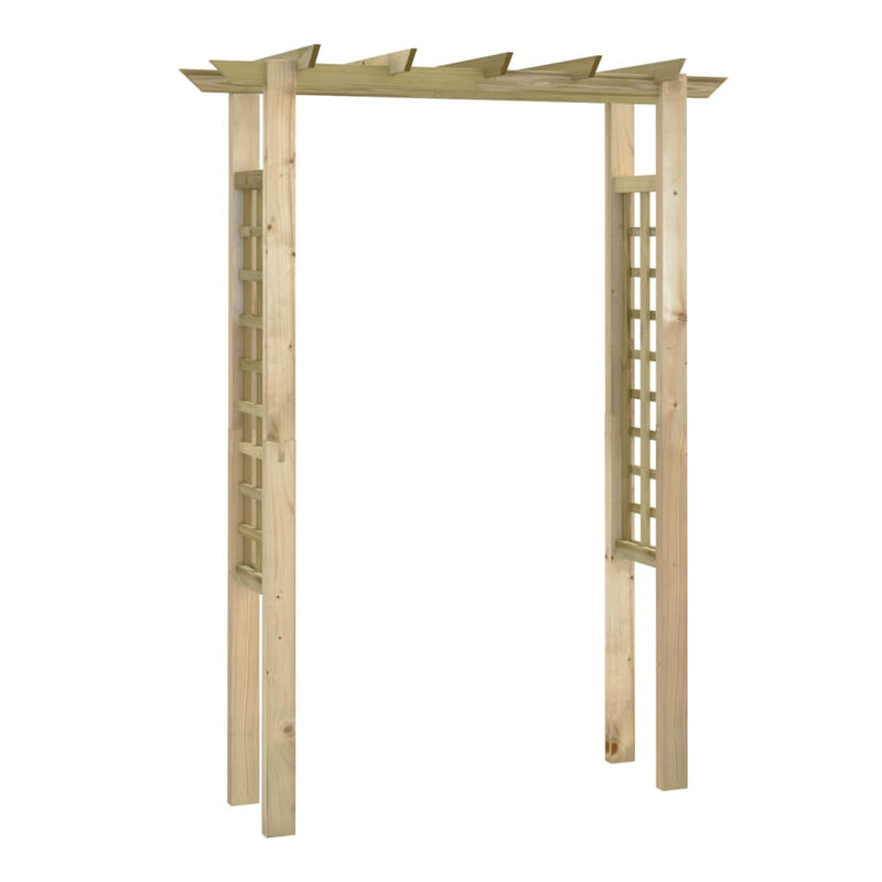 Afbeelding laden in galerijviewer, VidaXL Rozenboog 150x60x204 cm geïmpregneerd hout
