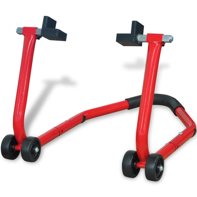 Afbeelding laden in galerijviewer, Vidaxl motorfiets achterwiel paddock standaard rood
