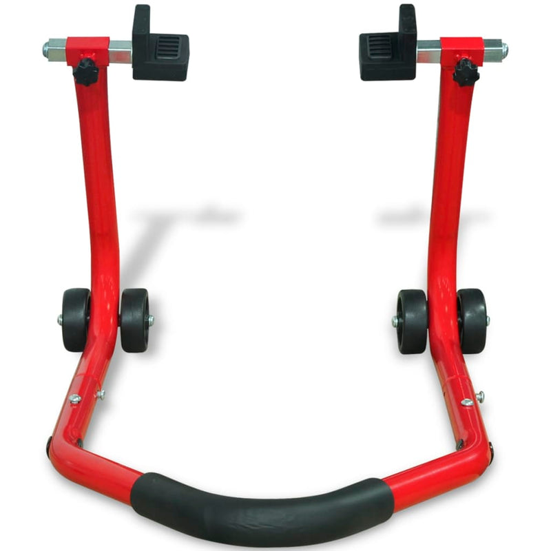 Afbeelding laden in galerijviewer, Vidaxl motorfiets achterwiel paddock standaard rood
