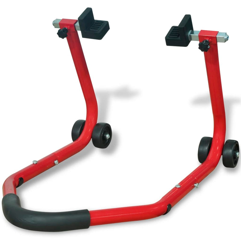Afbeelding laden in galerijviewer, Vidaxl motorfiets achterwiel paddock standaard rood
