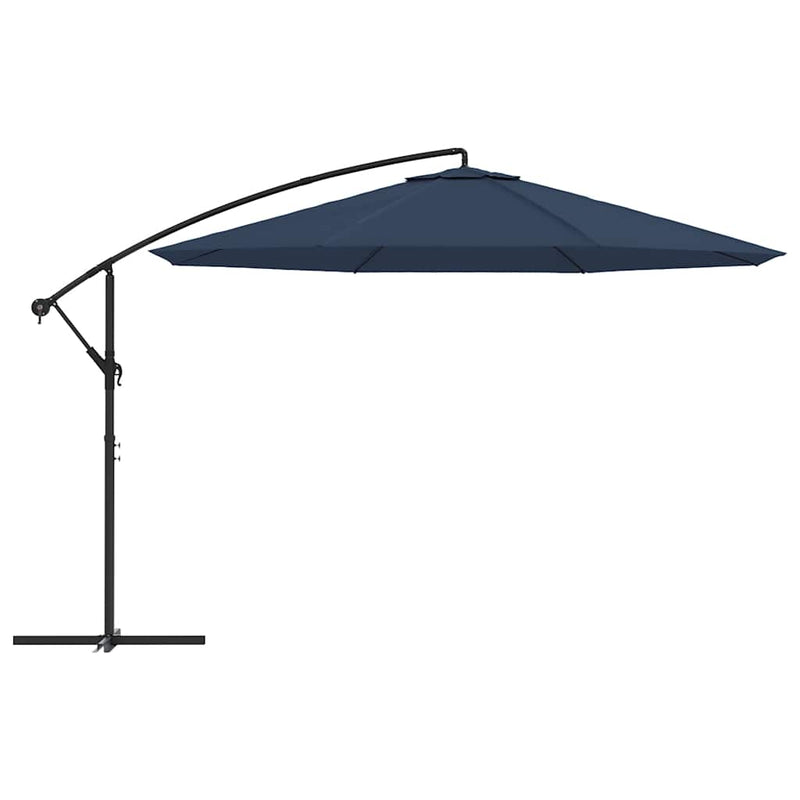 Afbeelding laden in galerijviewer, Vidaxl zweefparasol 3,5 m blauw
