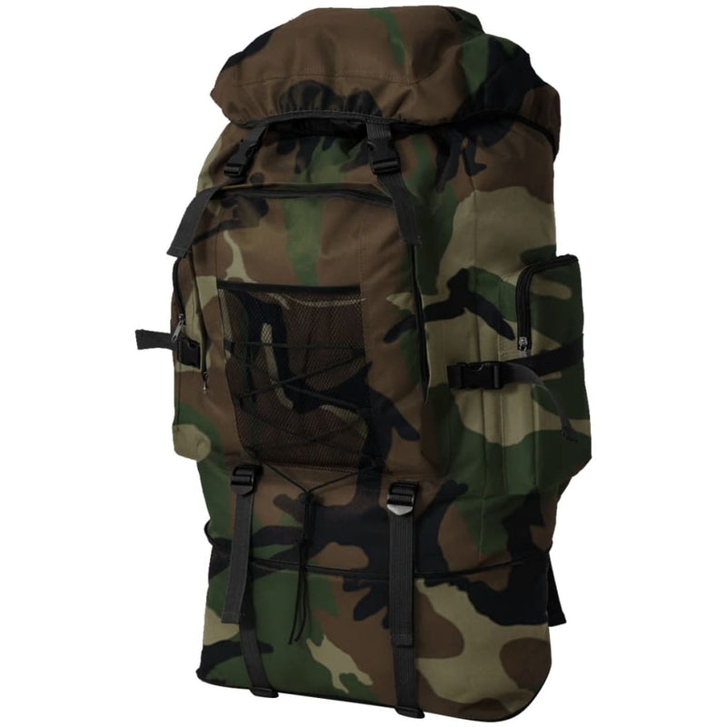 Afbeelding laden in galerijviewer, Vidaxl rugzak legerstijl xxl 100 l camouflage
