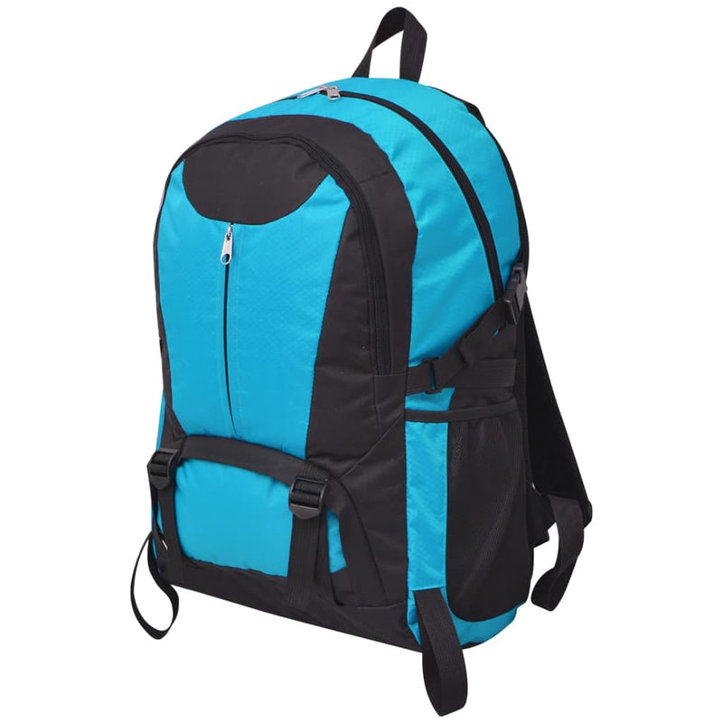 Afbeelding laden in galerijviewer, Vidaxl hiking rugzak 40 l zwart en blauw
