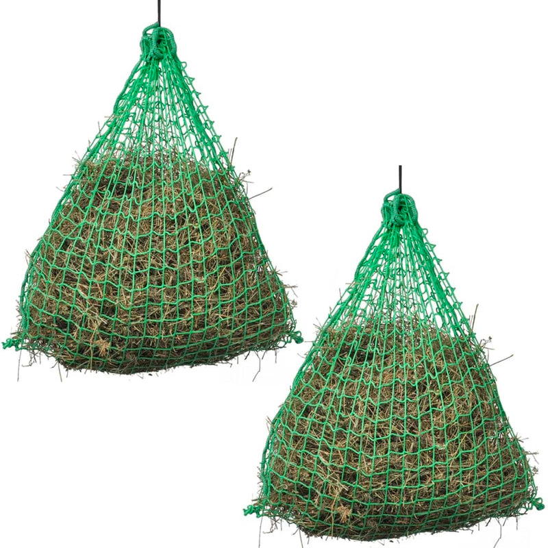 Afbeelding laden in galerijviewer, VidaXL Hooinetten rond 2 stuks 1x0,75 m PP
