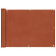 Vidaxl balkonscherm oxford textiel 75x600 cm terracotta