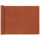 Vidaxl balkonscherm oxford textiel 90x600 cm terracotta