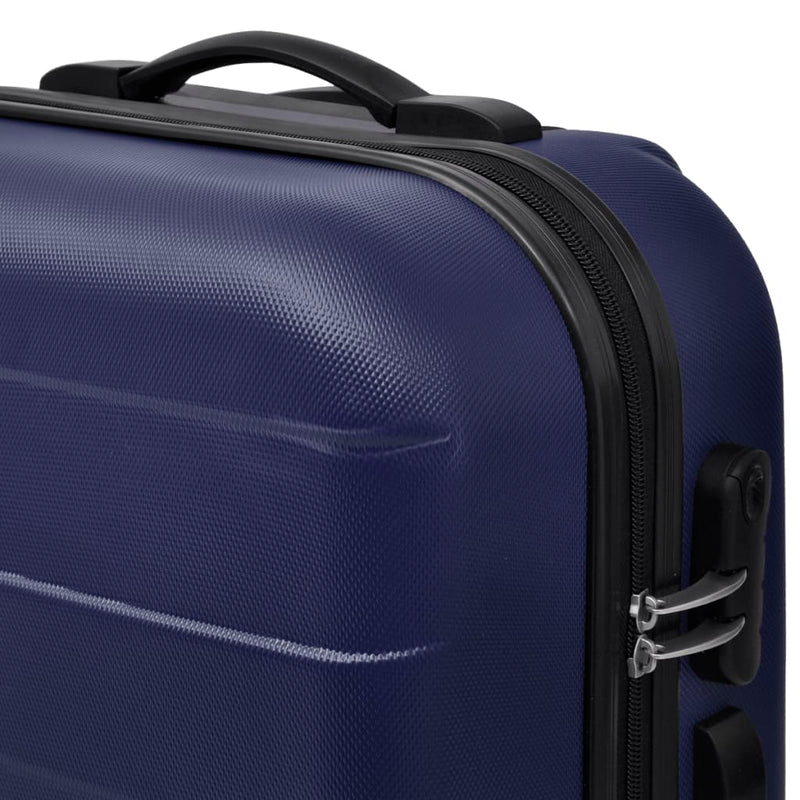 Afbeelding laden in galerijviewer, Vidaxl 3-delige kofferset hard 45,5 55 66 cm blauw

