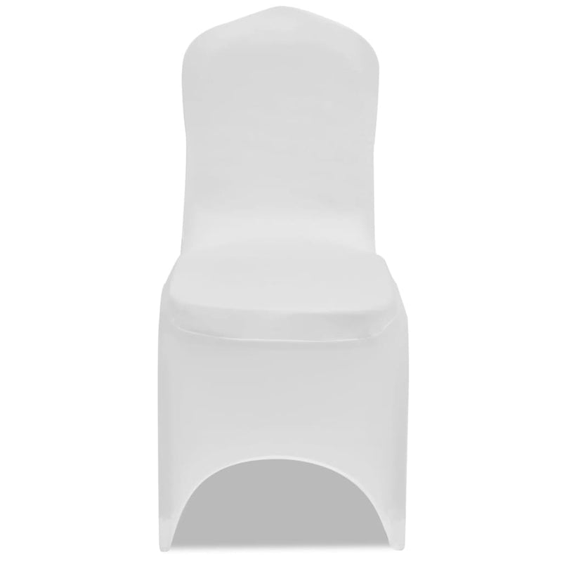 Afbeelding laden in galerijviewer, Vidaxl stoelhoes stretch 4 stuks wit

