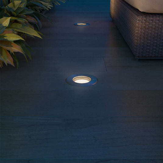 Vidaxl led-grondspots buiten 3 stuks rond