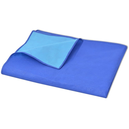 Vidaxl picknickkleed 150x200 cm blauw en lichtblauw