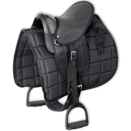 Vidaxl ponyzadel set 10 zwart