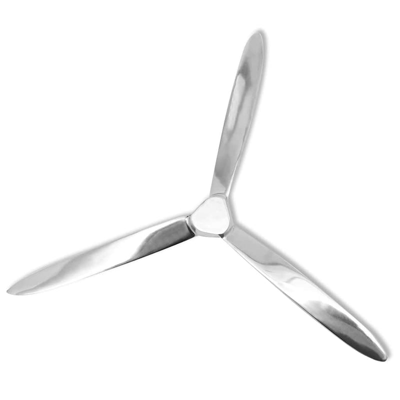 Afbeelding laden in galerijviewer, Vidaxl propeller voor aan de muur 70 cm aluminium zilver
