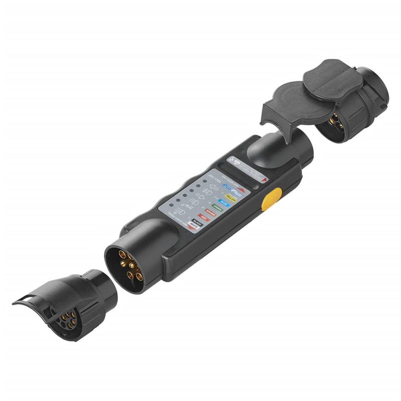 Afbeelding laden in galerijviewer, Proplus plug tester 7-pin 12 v + 2 adapters 343524
