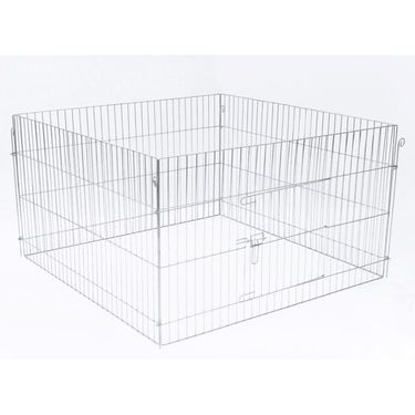 @pet huisdierenren voor buiten complete 116x116x65 cm metaal