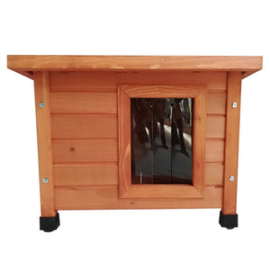 @pet kattenhok voor buiten xl 68,5x54x51,5 cm hout bruin