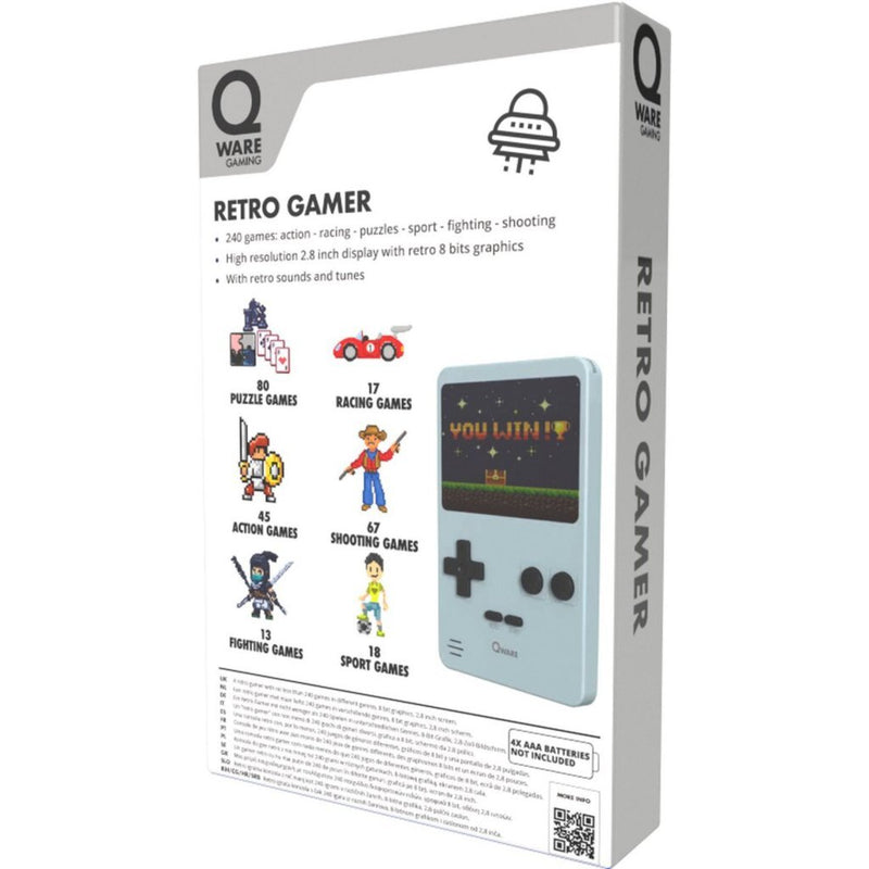 Afbeelding laden in galerijviewer, Overige merken qware retro spelcomputer 240 games grijs
