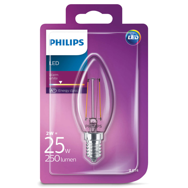 Afbeelding laden in galerijviewer, Philips ledclassic 25w (2w) b35 e14 ww cl nd 1bc 4 verlichting
