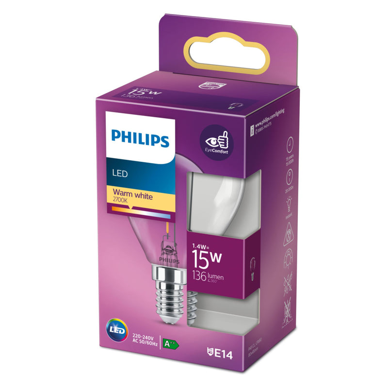 Afbeelding laden in galerijviewer, Philips classic led lamp 15w e14 warm wit
