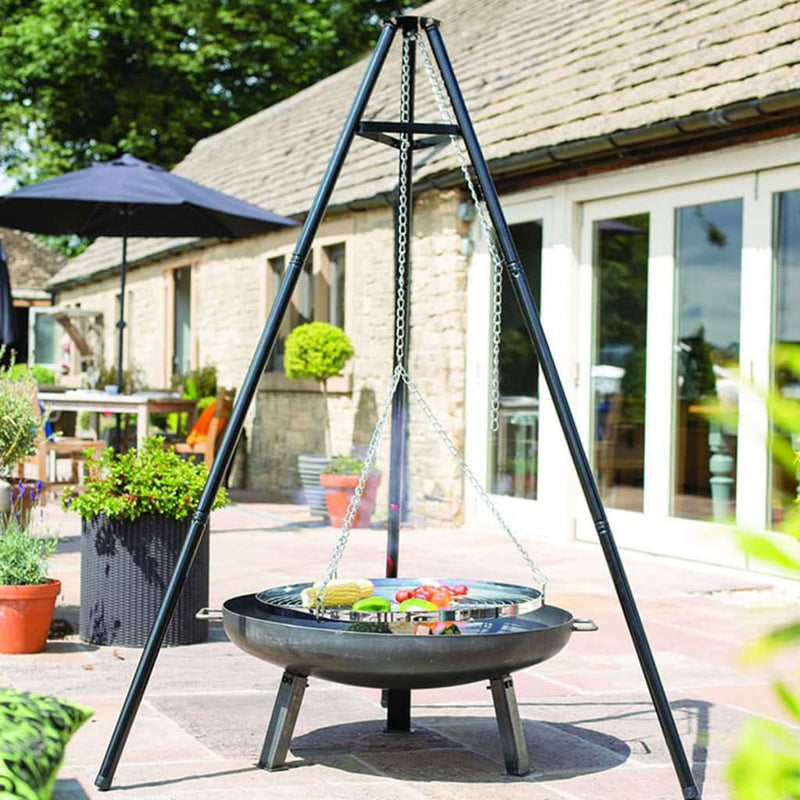 Afbeelding laden in galerijviewer, Redfire driepootbarbecue zwart 172 cm bbq tripod
