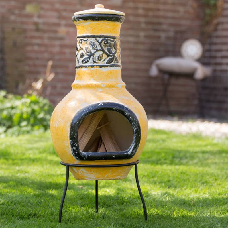 Afbeelding laden in galerijviewer, Redfire haard soledad klei geel zwart 86035
