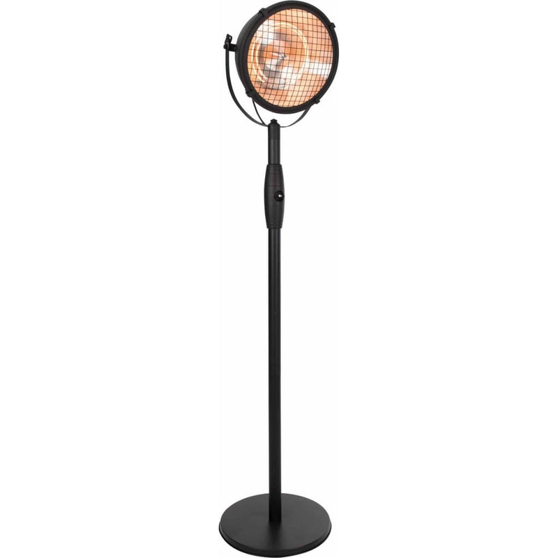 Afbeelding laden in galerijviewer, Sunred Sunred Terrasverwarmer staand Indus 2100 W halogeen zwart
