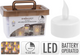 Theelicht led timer 24 stuks in emmer