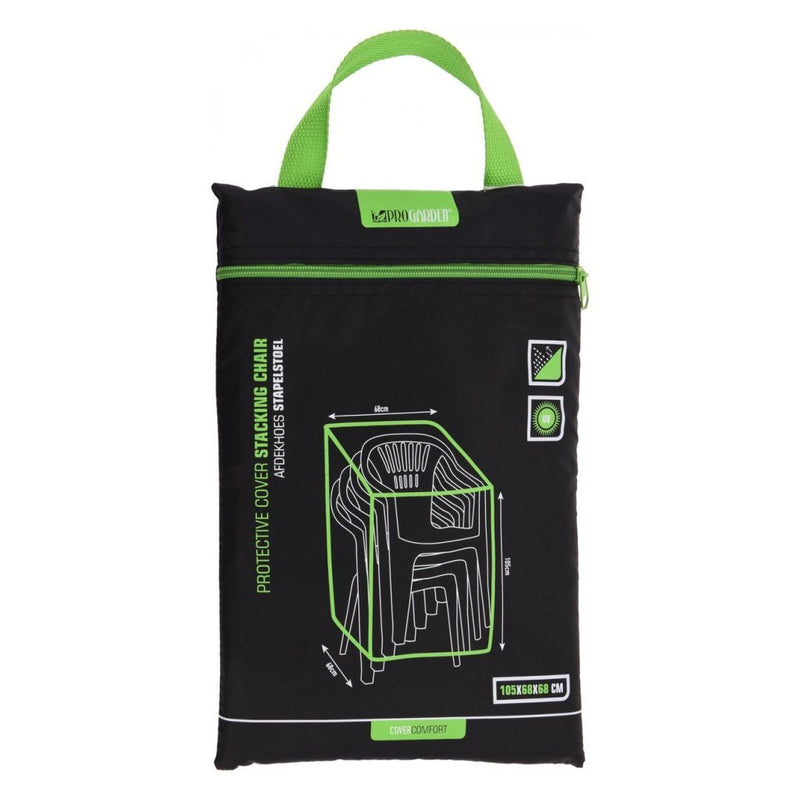 Afbeelding laden in galerijviewer, Pro garden tuinstoelen afdekhoes 68x68x105 cm zwart
