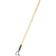Pro garden schoffel 3 tands 148 cm hout metaal zwart
