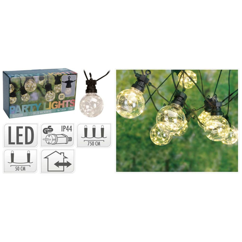 Afbeelding laden in galerijviewer, ProGarden ProGarden Feestverlichting 80 lampen LED
