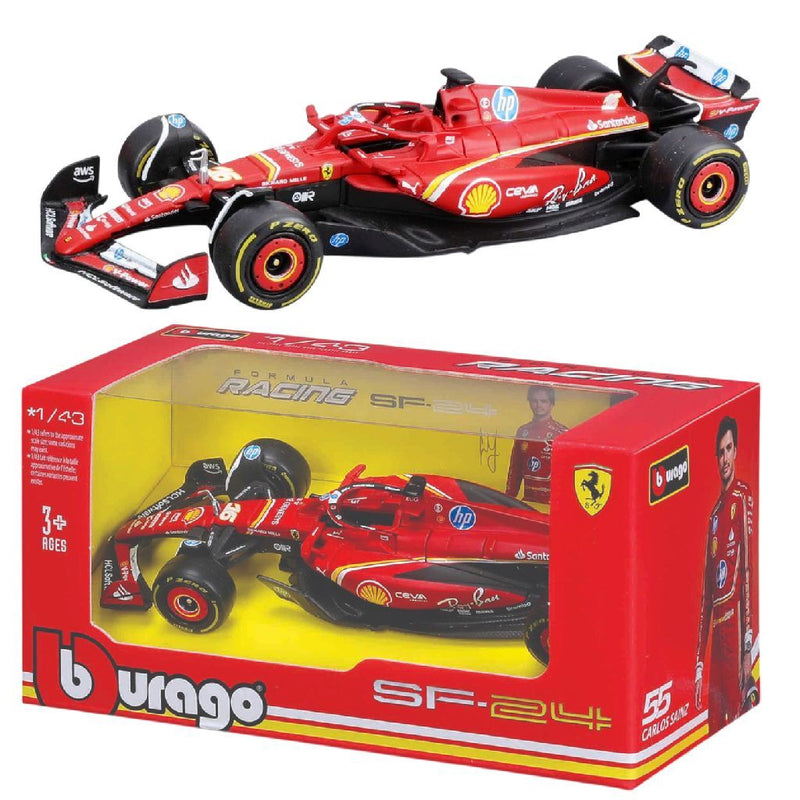Afbeelding laden in galerijviewer, Bburago ferrari sf-24 leclerc 1:43
