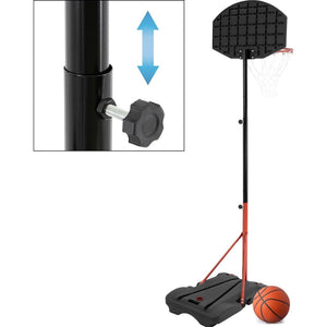 Xq max basketbalset in hoogte verstelbaar draagbaar