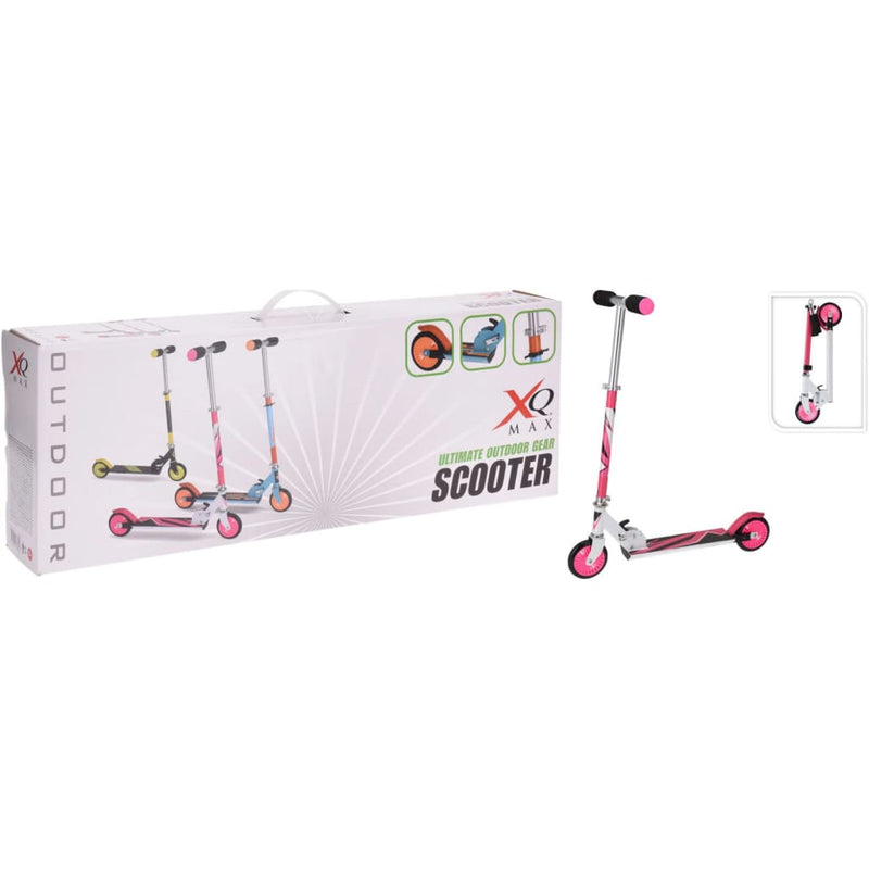 Afbeelding laden in galerijviewer, XQ Max XQ Max Step inklapbaar met voetrem roze en wit

