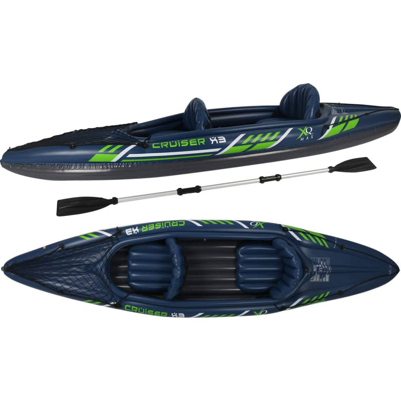 Afbeelding laden in galerijviewer, Xq max kajak cruiser x3 342x76x32 cm blauw en groen

